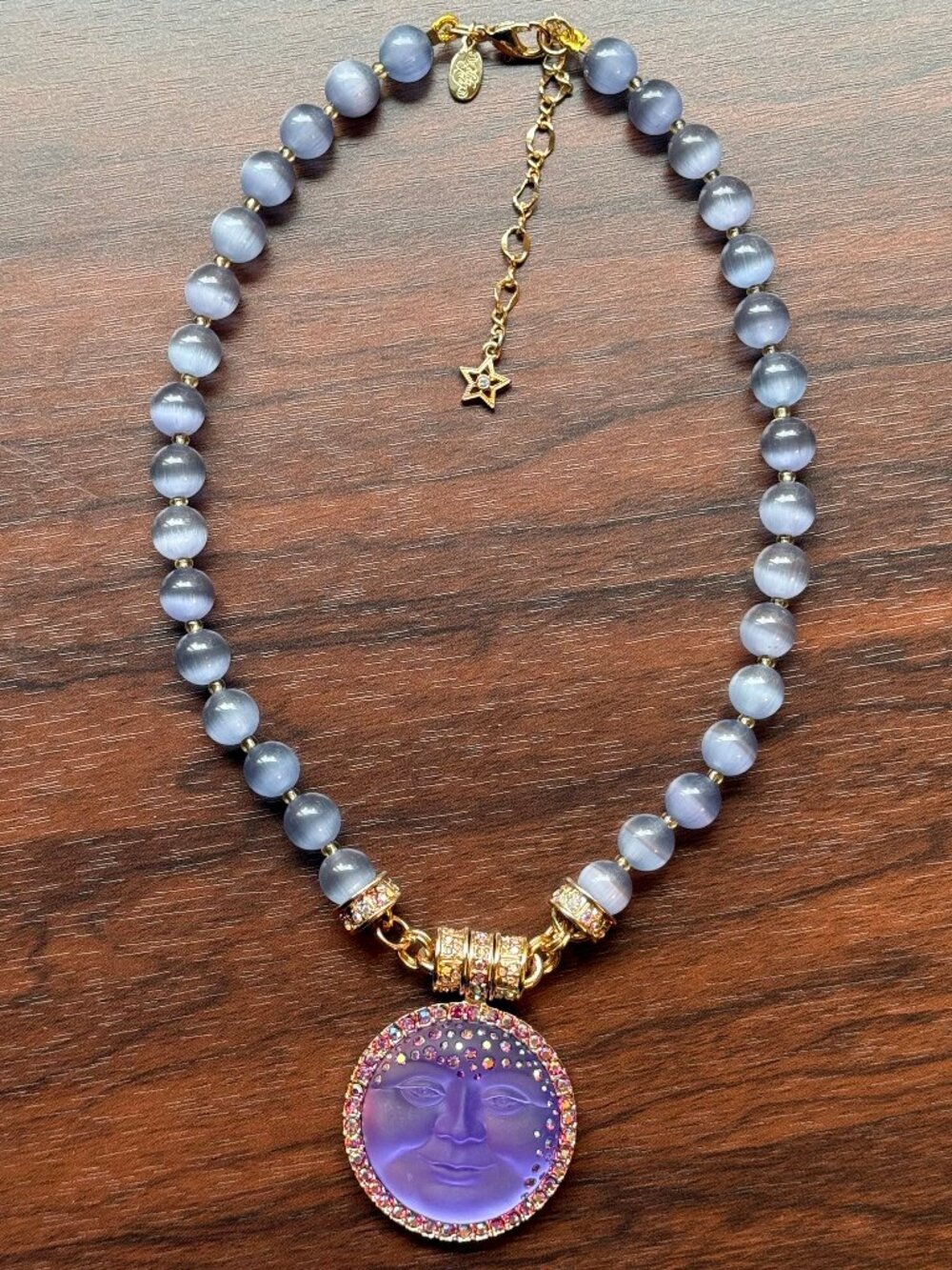 Kirks Folly Mystic Iridis Necklace with Mystic Seaview Moon Enhancer